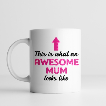 Personalised Awesome Mum Mug