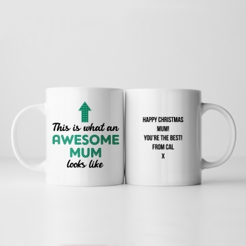Personalised Awesome Mum Mug
