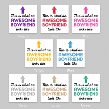 Personalised Awesome Boyfriend Mug