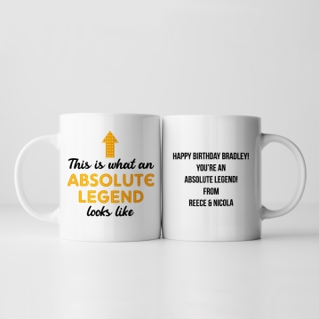 Personalised Absolute Legend Mug