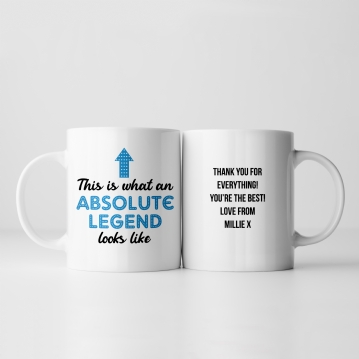Personalised Absolute Legend Mug