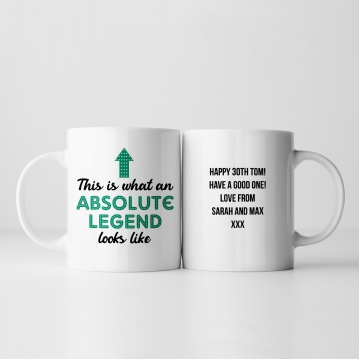 Personalised Absolute Legend Mug