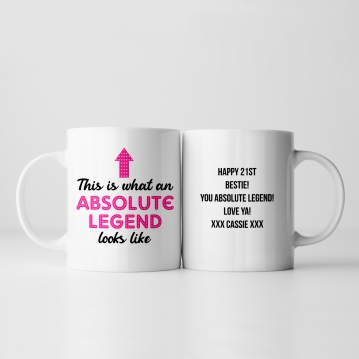 Personalised Absolute Legend Mug