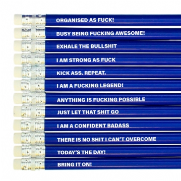 Motivated as Fuck - Boxed Pencil Sets