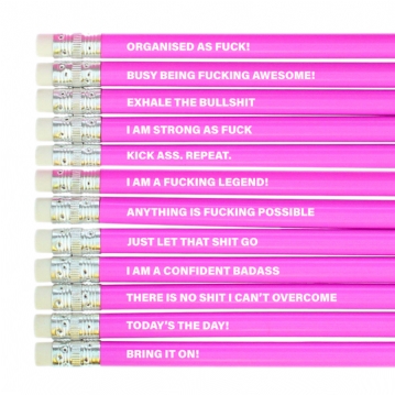 Motivated as Fuck - Boxed Pencil Sets