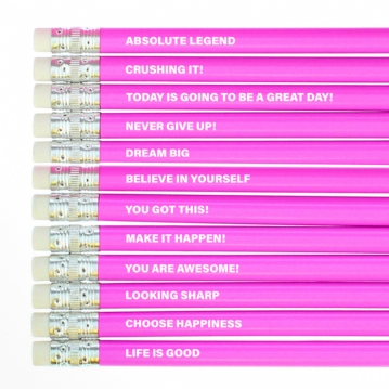 Motivating Boxed Pencil Sets