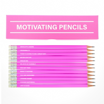 Motivating Boxed Pencil Sets