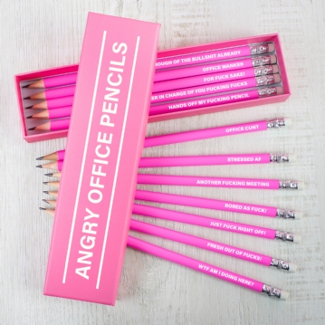 Angry Office Boxed Pencil Sets