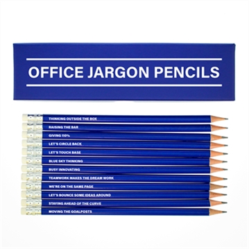 Office Jargon Boxed Pencil Sets