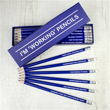 I'm Working - Boxed Pencil Sets