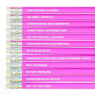 I'm Working - Boxed Pencil Sets