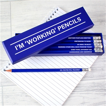 I'm Working - Boxed Pencil Sets
