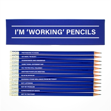 I'm Working - Boxed Pencil Sets