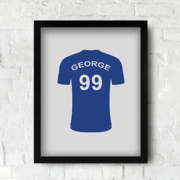 Personalised Football Shirt Prints