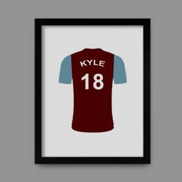 Personalised Football Shirt Prints