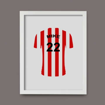 Personalised Football Shirt Prints