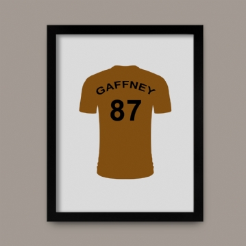 Personalised Football Shirt Prints