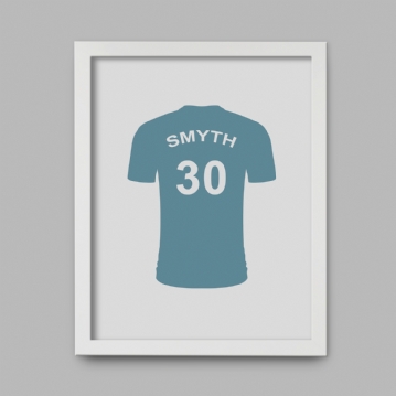 Personalised Football Shirt Prints