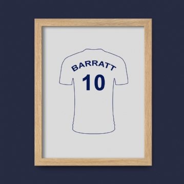 Personalised Football Shirt Prints