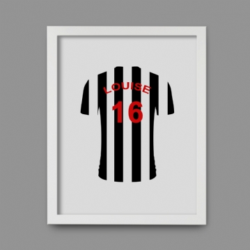 Personalised Football Shirt Prints
