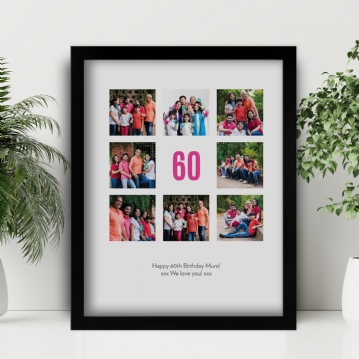 Personalised 60th Birthday Photo Prints