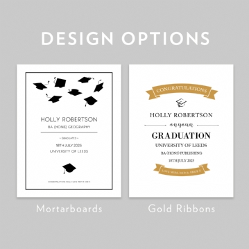Personalised Graduation Certificate Prints