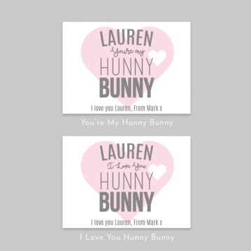 Personalised Hunny Bunny Rabbit