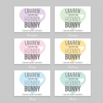 Personalised Hunny Bunny Rabbit