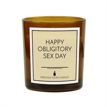 Happy Obligitory Sex Day Candle