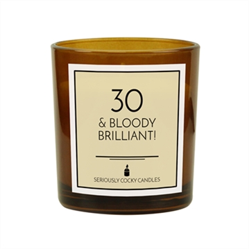 30 and Bloody Brilliant Candle