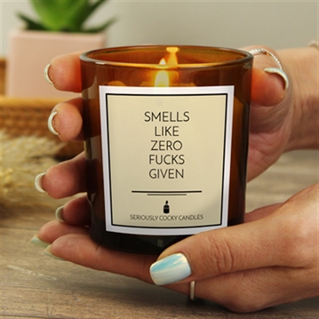 Smells Like Zero Fucks Given Candle