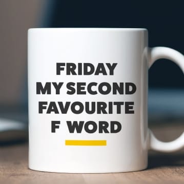 Second Favourite F Word Mug 