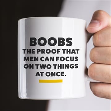 Focus On Boobs Mug