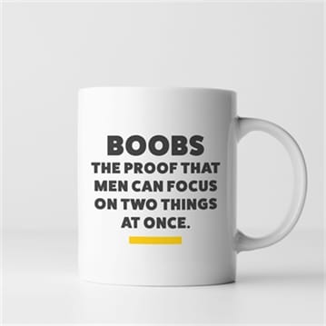Focus On Boobs Mug