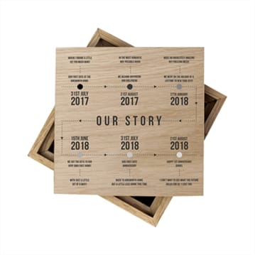 Personalised Our Story Wooden Box