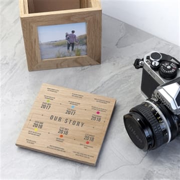 Personalised Our Story Wooden Box
