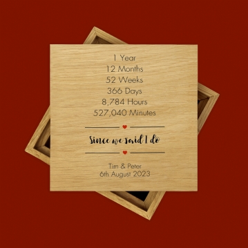 Since We Said 'I Do' Personalised Photo Box