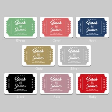 Personalised Cinema Ticket Wallet Insert | Find Me A Gift