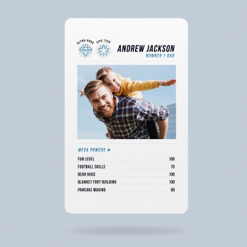 Personalised Top Scorecard Wallet/Purse Insert