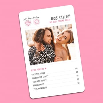 Personalised Top Scorecard Wallet/Purse Insert