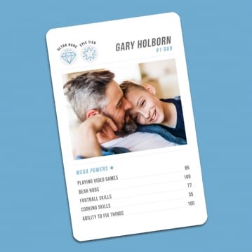 Personalised Top Scorecard Wallet/Purse Insert