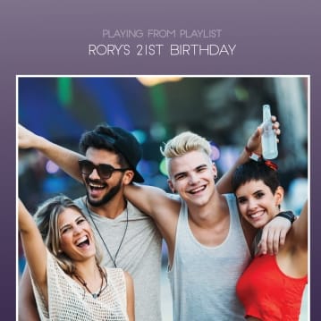 Personalised Music Streaming Wallet Inserts