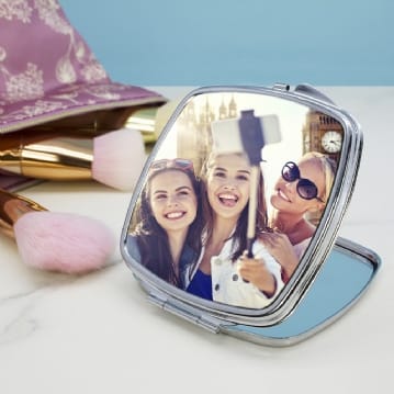 Personalised Photo Compact Mirror