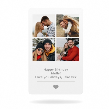 Personalised Photo Celebration Wallet/Purse Insert