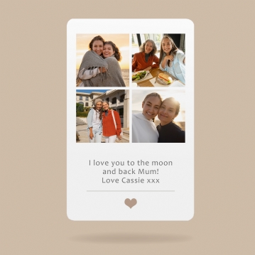 Personalised Photo Celebration Wallet/Purse Insert