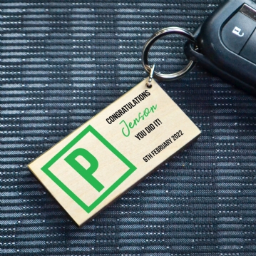 Personalised Passed Your Driving Test Keyring