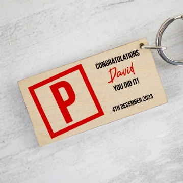 Personalised Passed Your Driving Test Keyring