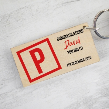Personalised Passed Your Driving Test Keyring