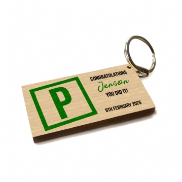 Personalised Passed Your Driving Test Keyring