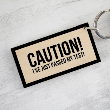 Funny Just Passed Driving Test Keyrings